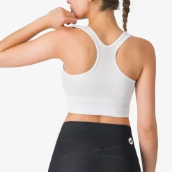 Reggiseno Castelli Comfort Travel Crop Top - Bianco