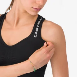 Reggiseno Castelli Comfort Travel Crop Top - Nero