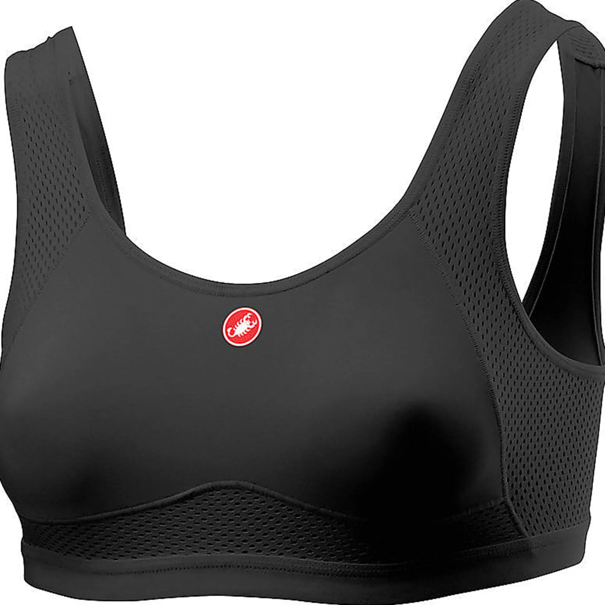 Reggiseno Castelli Rosso Corsa Light Bra - Nero