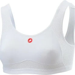 Reggiseno Castelli Rosso Corsa Light Bra - Bianco