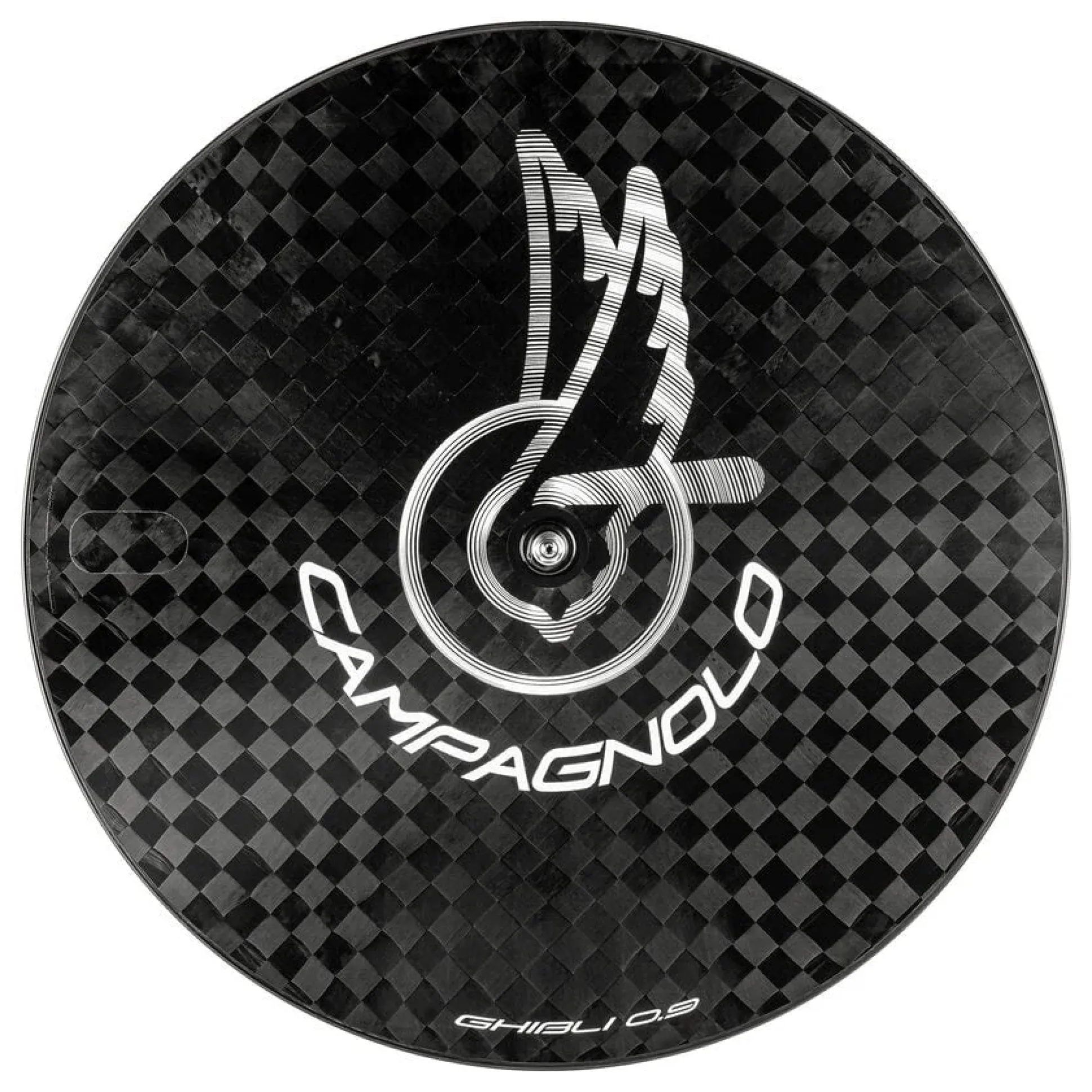 Ruota anteriore Campagnolo Ghibli 0.9 Track 2wf - Nero