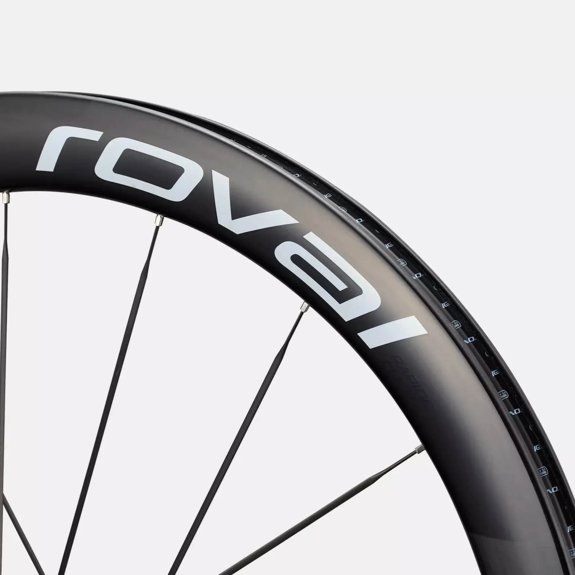 Ruota anteriore Roval Rapide CLX 3 Disc - Nero bianco