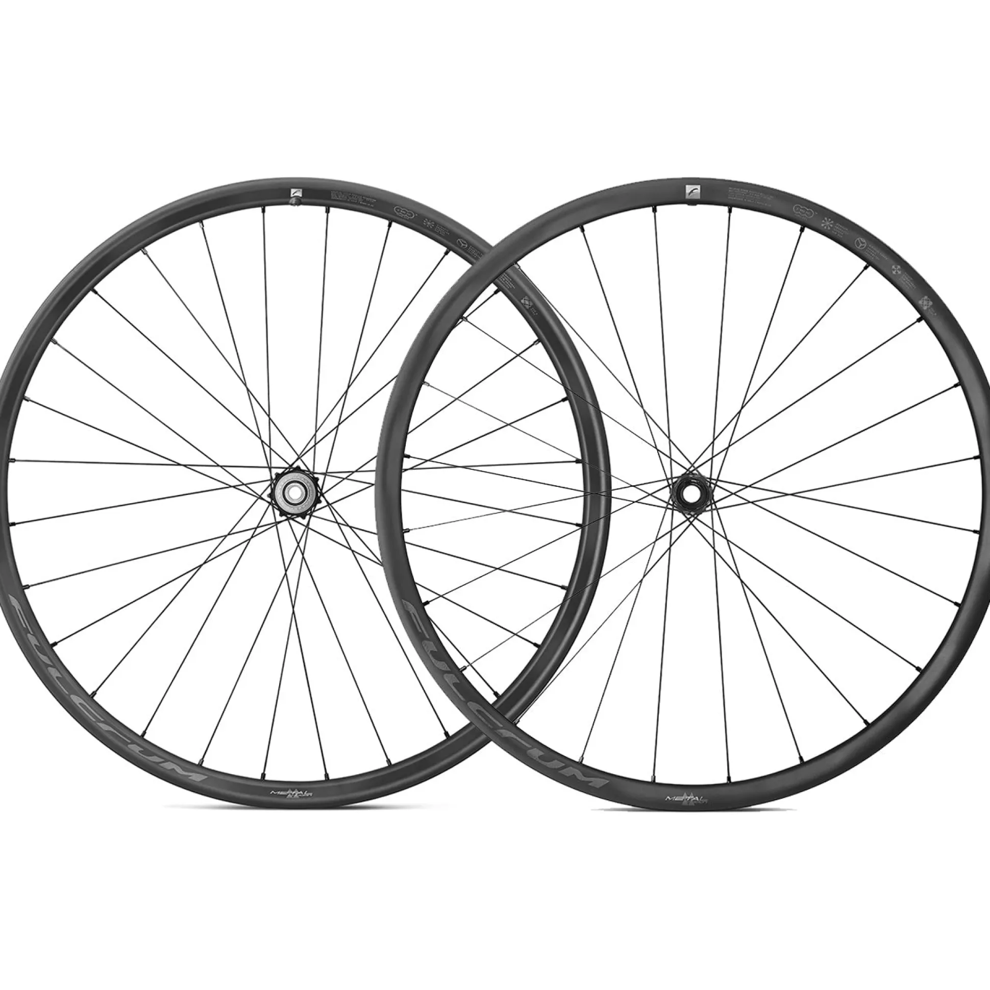 Ruote Fulcrum Metal Carbon 2-Way Fit Boost - Nero