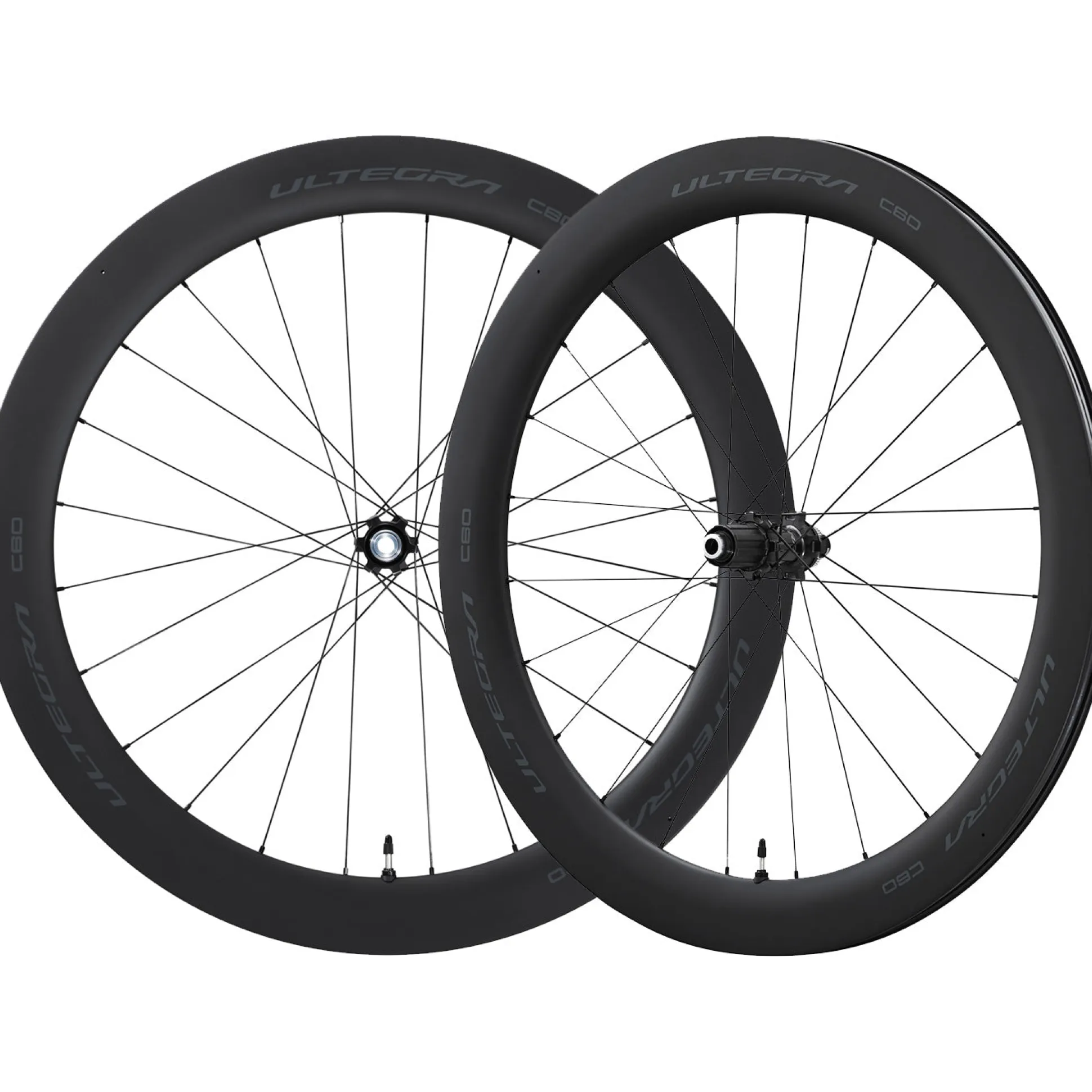 Ruote Shimano Ultegra R8170-C60-TL Disco - Nero
