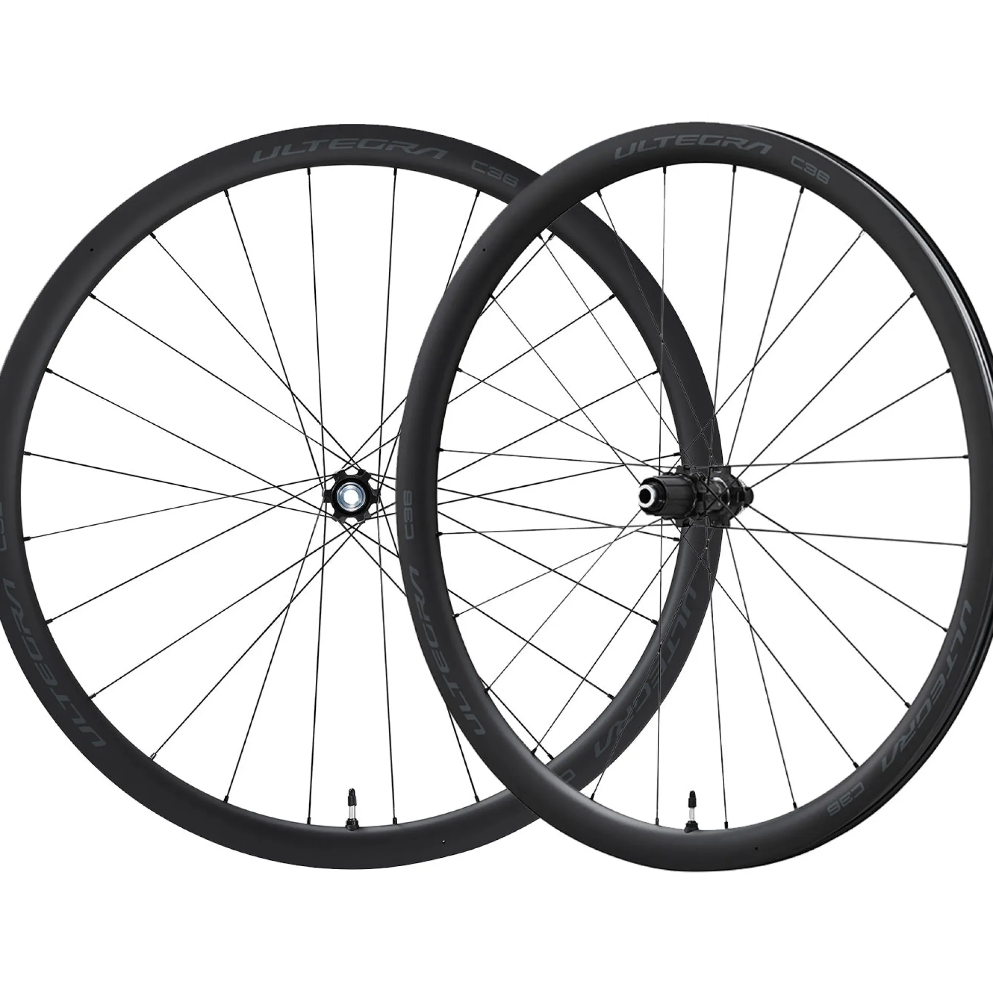 Ruote Shimano Ultegra R8170-C36-TL Disco - Nero