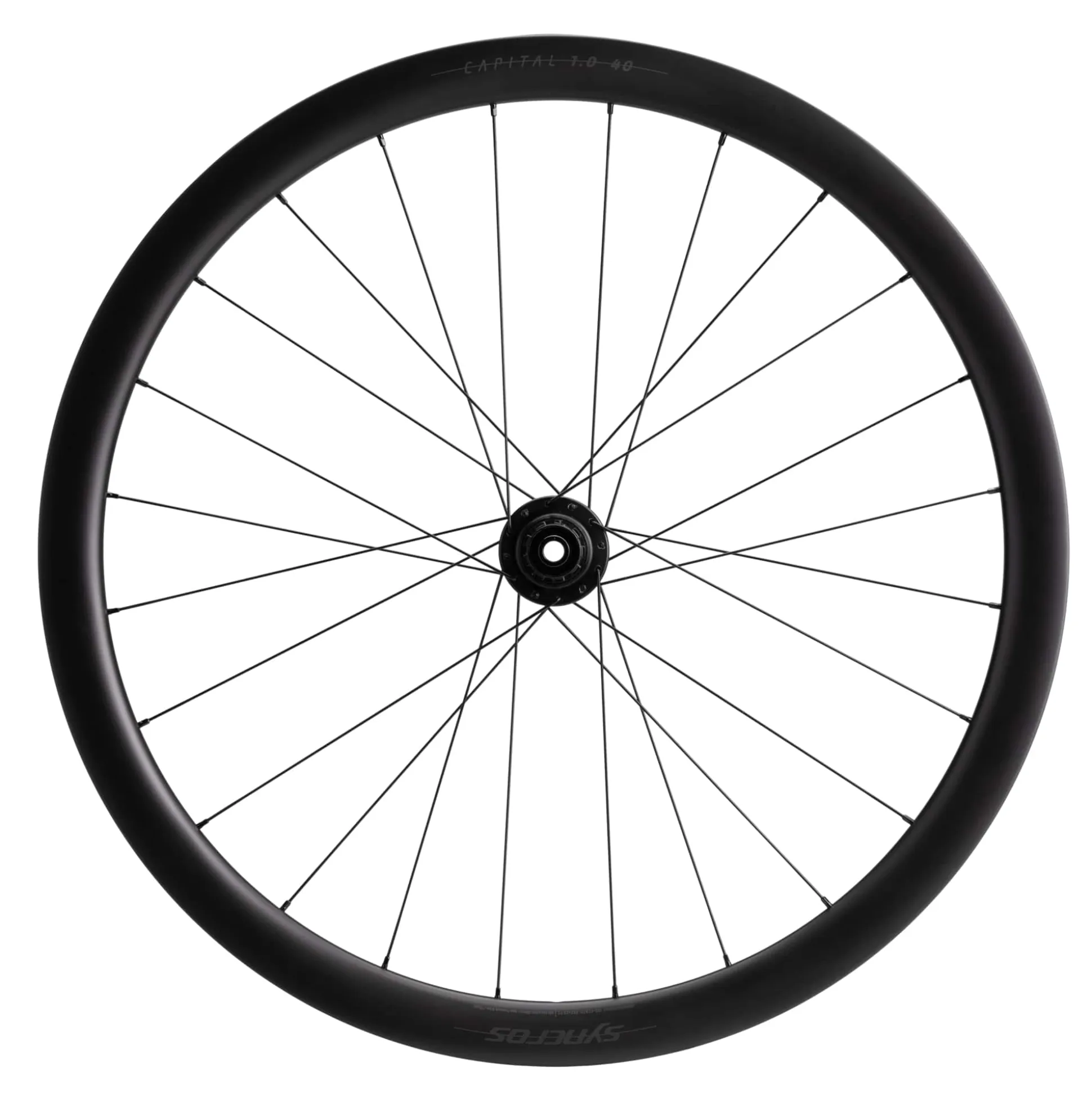 Ruote Syncros Capital 1.0 40 Carbon Disc - Nero