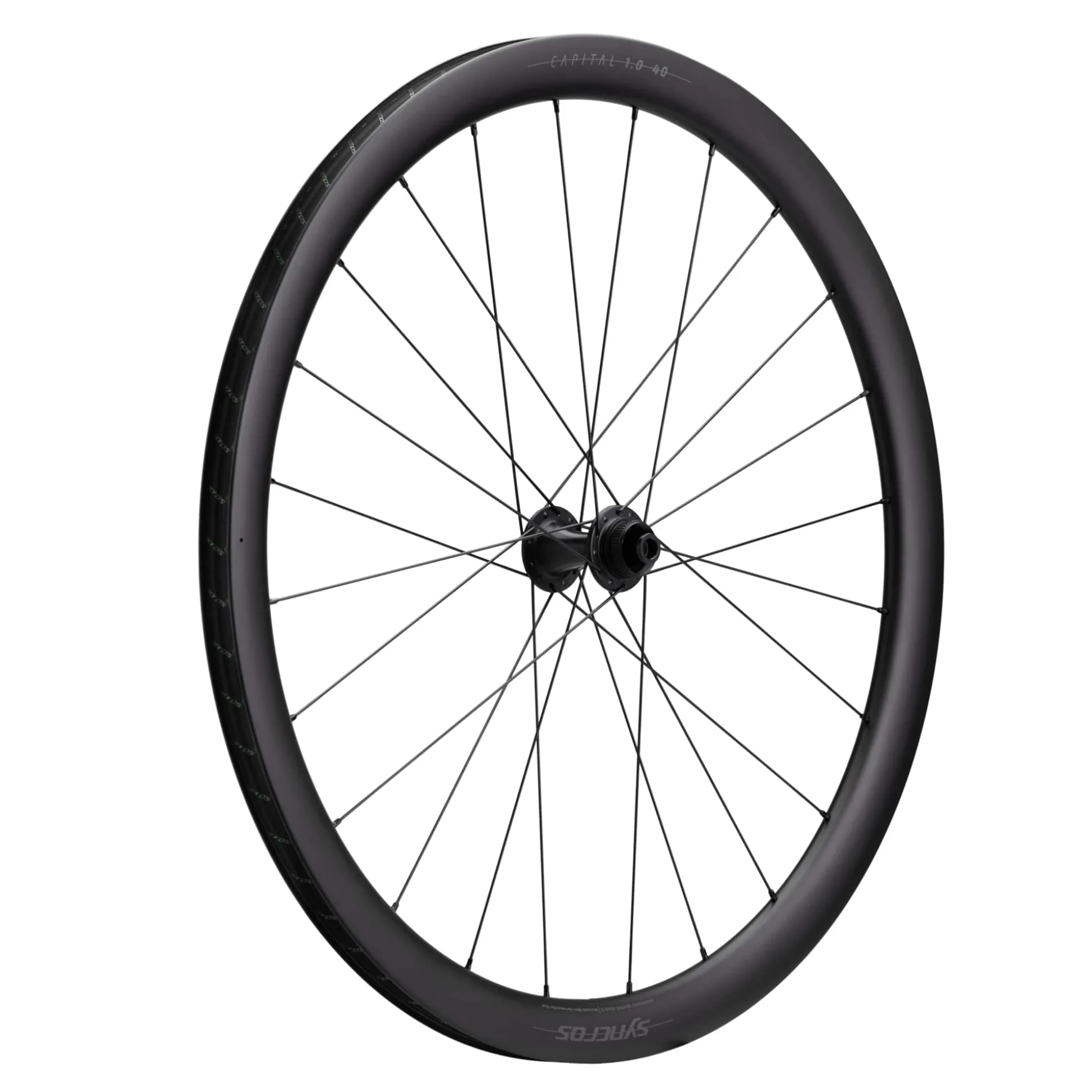 Ruote Syncros Capital 1.0 40 Carbon Disc - Nero