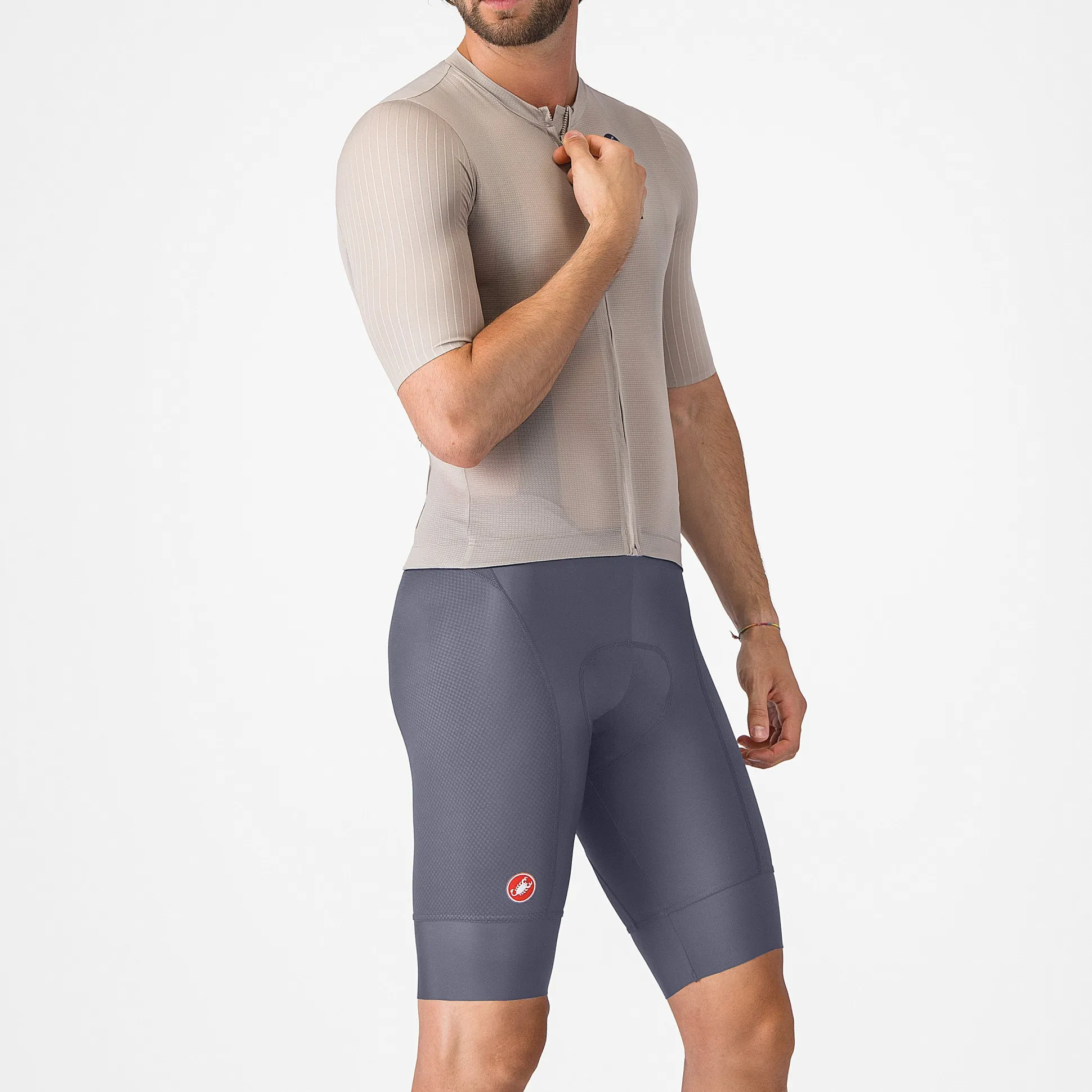 Salopette Castelli Competizione 2 - Grigio chiaro