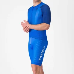 Salopette Castelli Free Aero Race S Kit - Azzurro