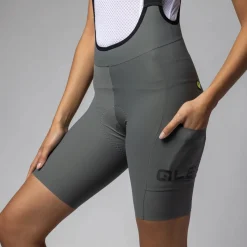 Salopette donna Ale Off Road Gravel Pro - Grigio chiaro