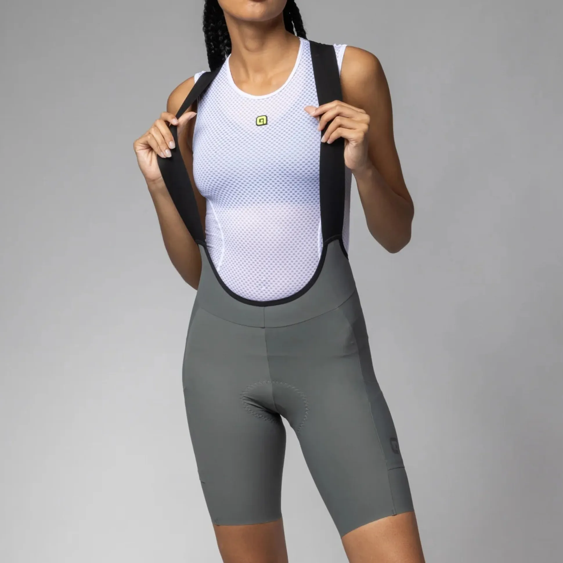 Salopette donna Ale Off Road Gravel Pro - Grigio chiaro