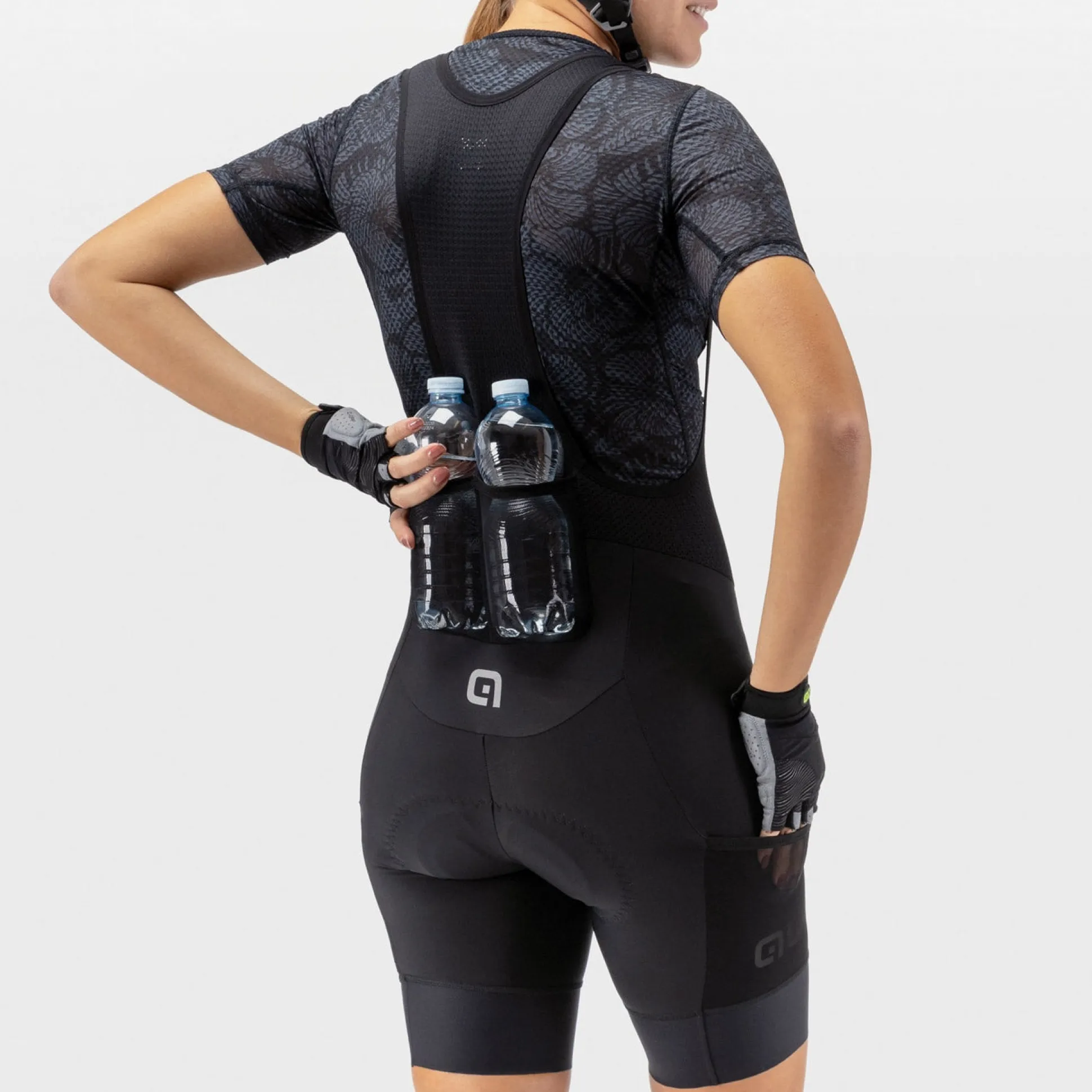 Salopette donna Ale Off Road Stones Cargo - Nero