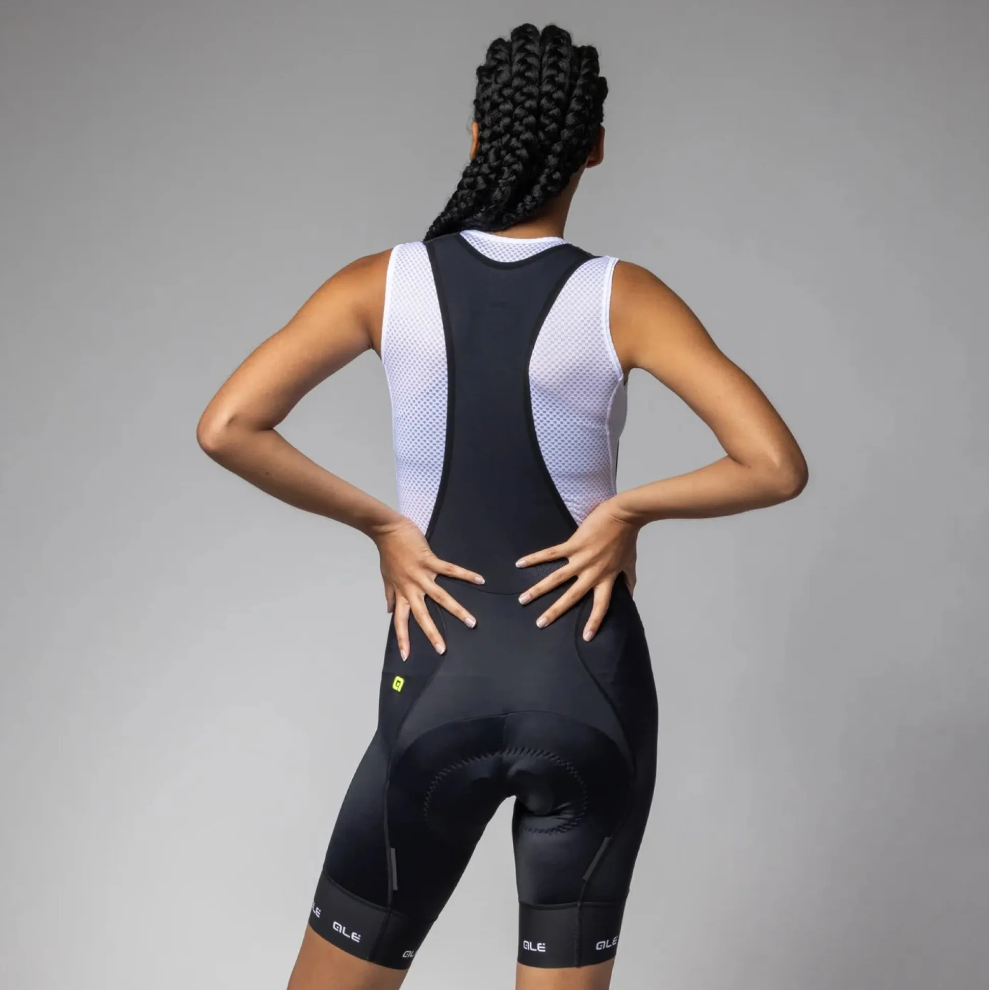 Salopette donna Ale PR-E Strada 2.0 2025 - Nero bianco