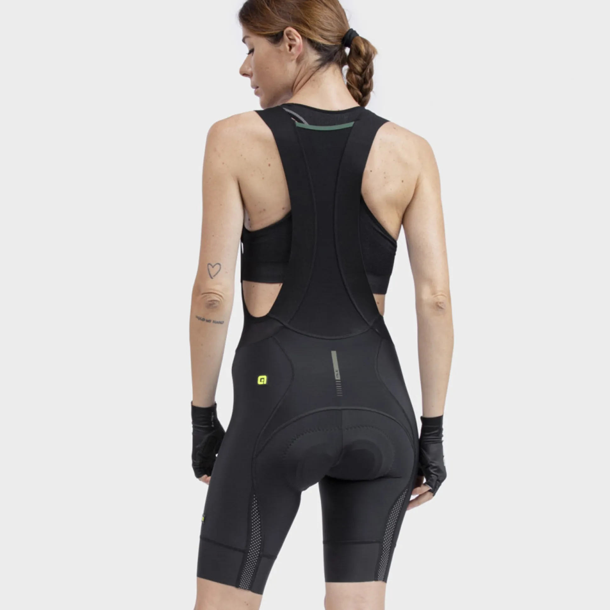 Salopette donna Ale PRR Green Speed - Nero