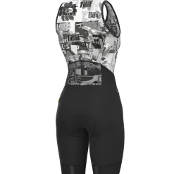 Salopette donna Ale R-EV1 Velocity Integrato - Nero grigio