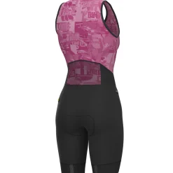 Salopette donna Ale R-EV1 Velocity Integrato - Nero viola