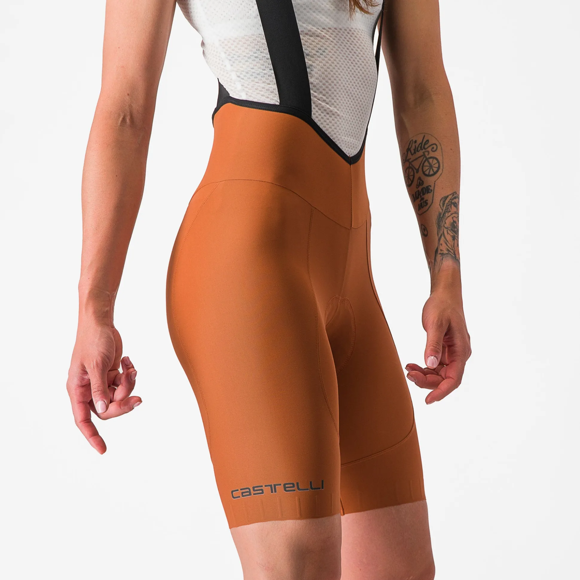 Salopette donna Castelli Espresso DT - Arancio