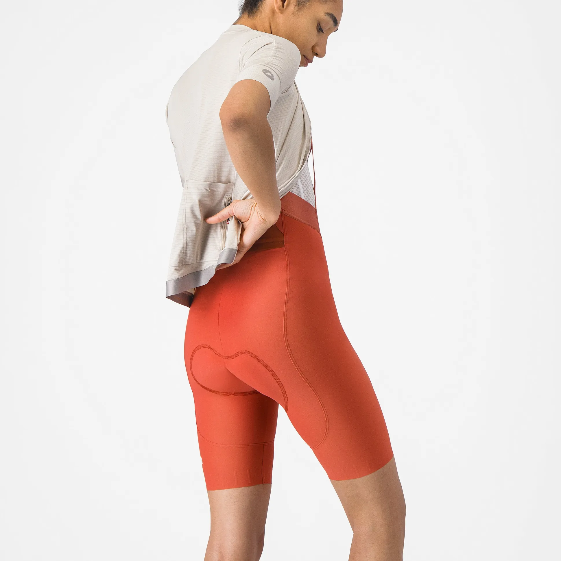 Salopette donna Castelli Espresso 2 DT - Arancio