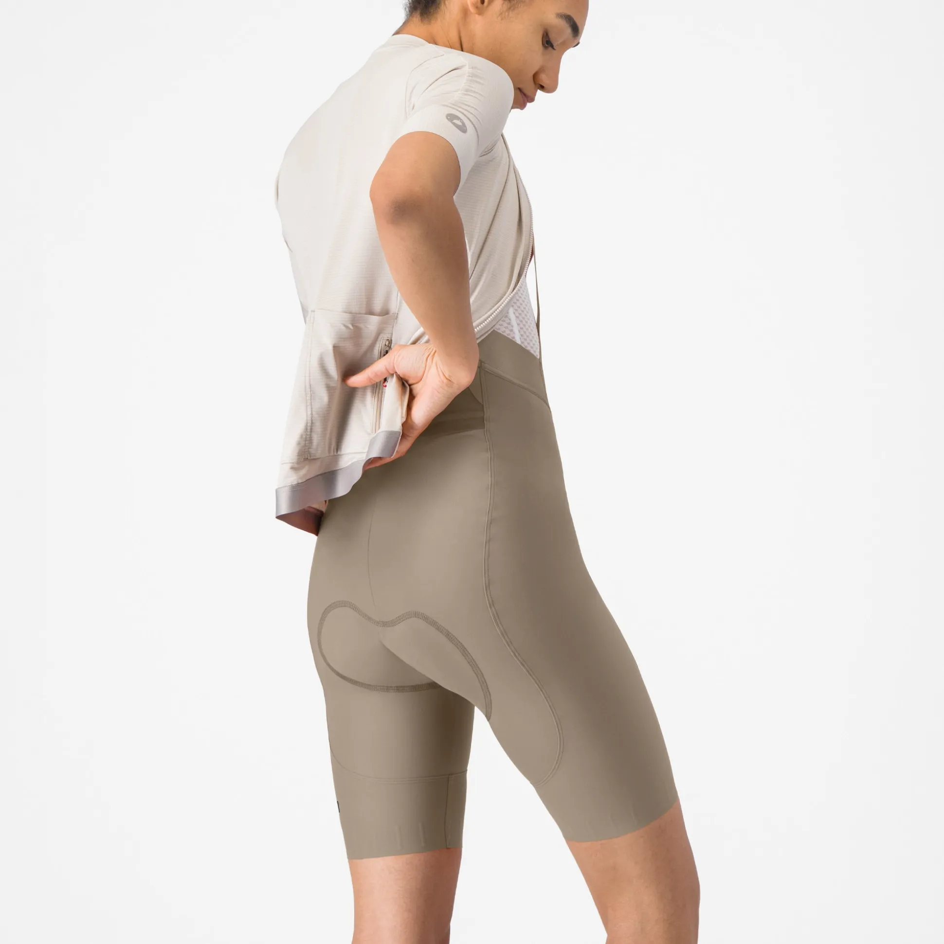 Salopette donna Castelli Espresso 2 DT - Beige