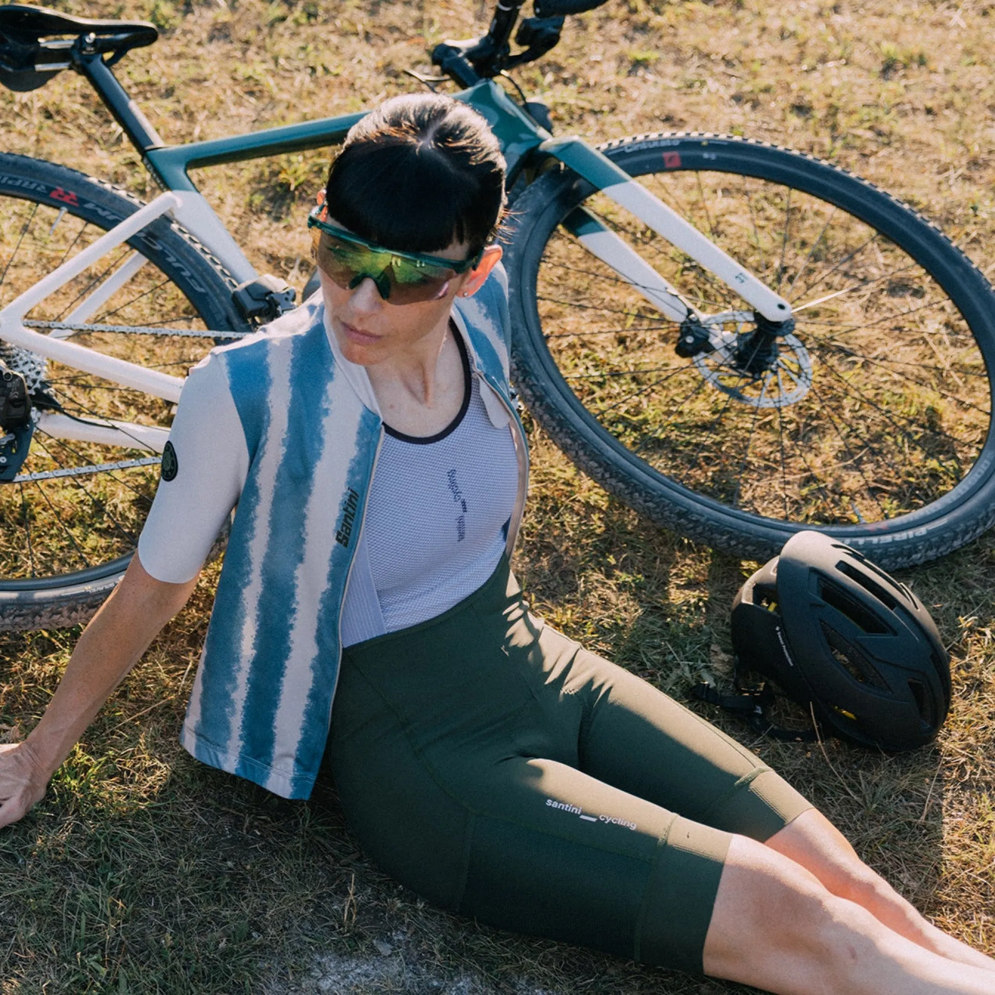 Salopette donna Santini Cargo - Verde