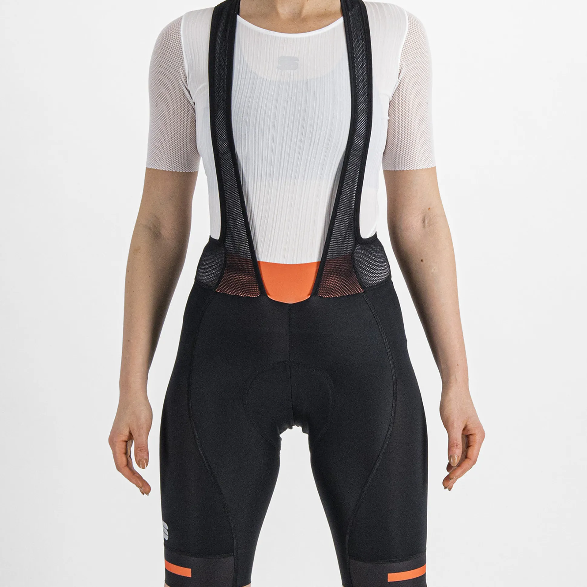 Salopette donna Sportful Classic - Nero arancio
