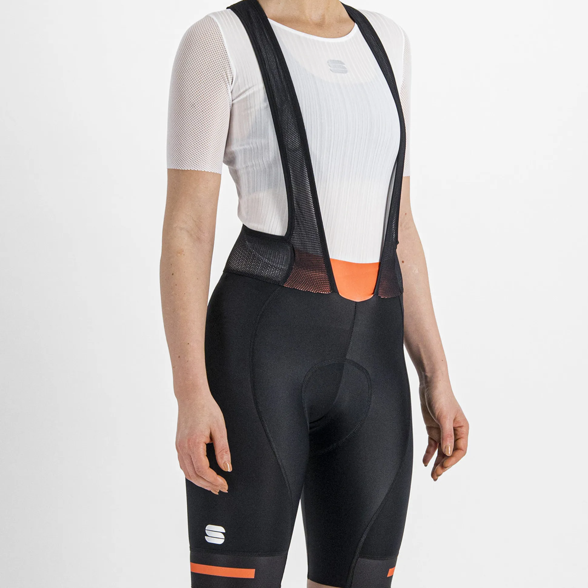 Salopette donna Sportful Classic - Nero arancio