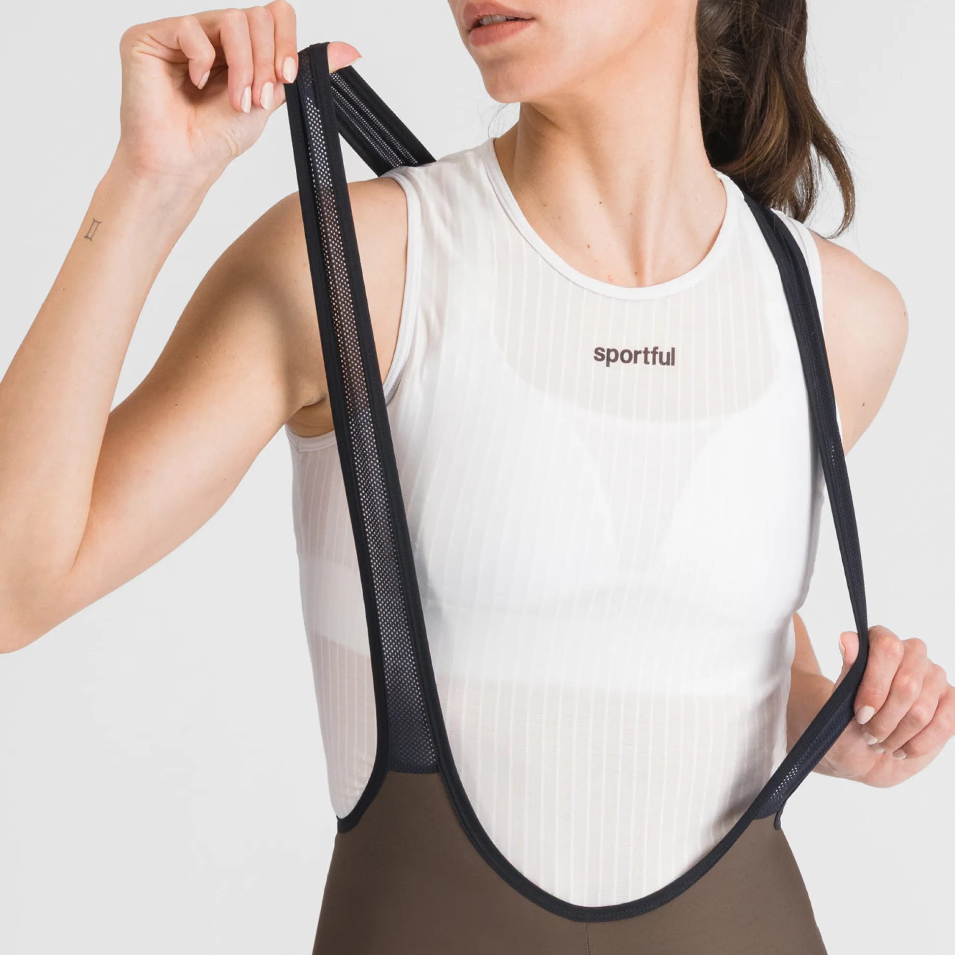 Salopette donna Sportful Giara 2 - Marrone scuro