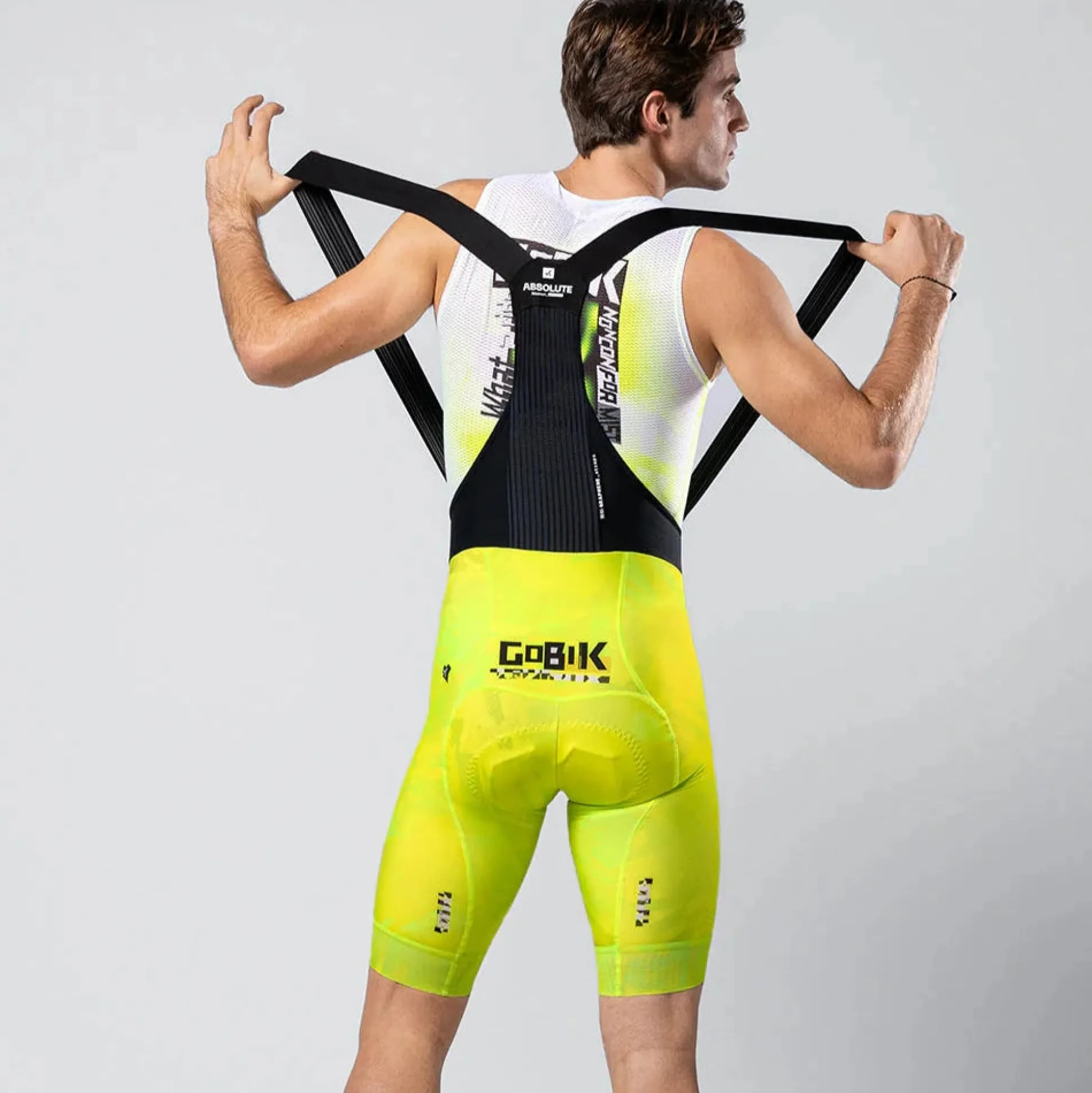 Salopette Gobik Absolute Print K10 Liquid Lime - Giallo
