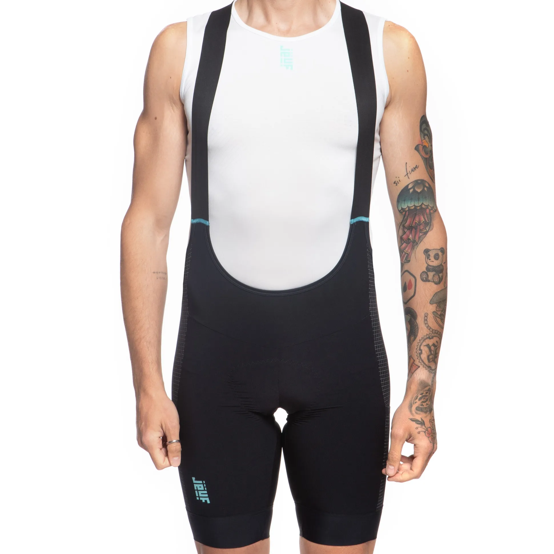 Salopette Jëuf Pro Race Gravel Cargo - Nero