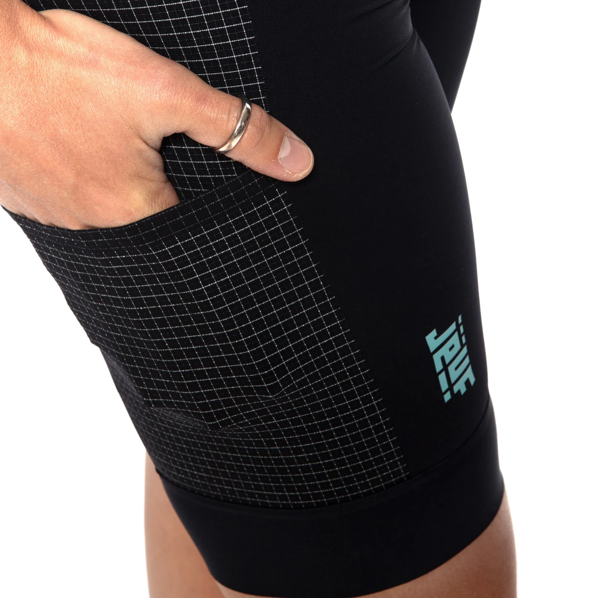 Salopette Jëuf Pro Race Gravel Cargo - Nero