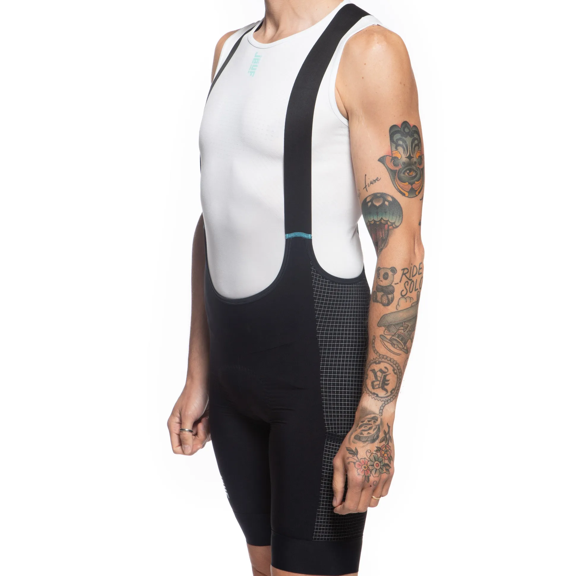 Salopette Jëuf Pro Race Gravel Cargo - Nero