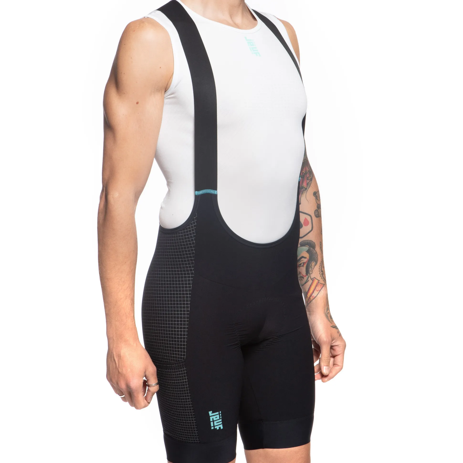 Salopette Jëuf Pro Race Gravel Cargo - Nero