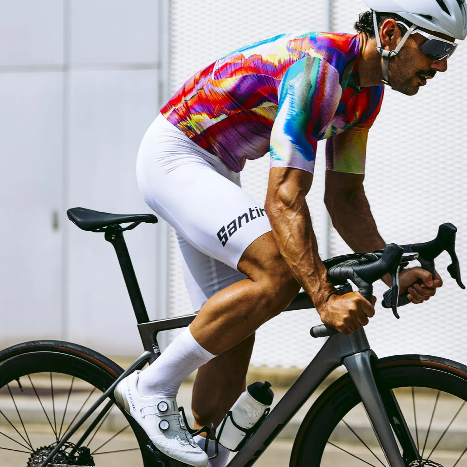 Salopette Santini Unico Edge - Bianco