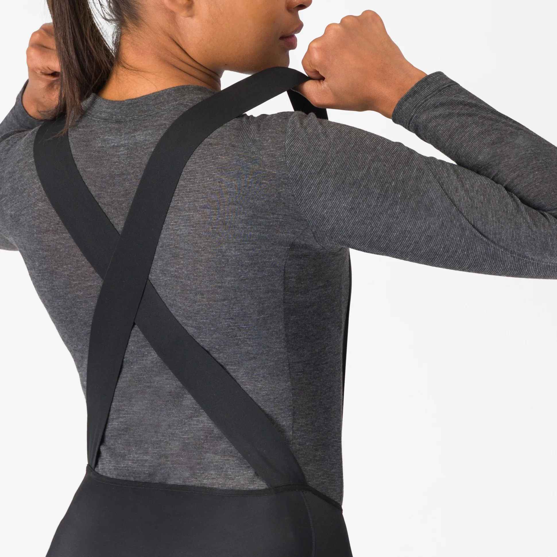Salopette termica donna Castelli Omloop DT - Nero