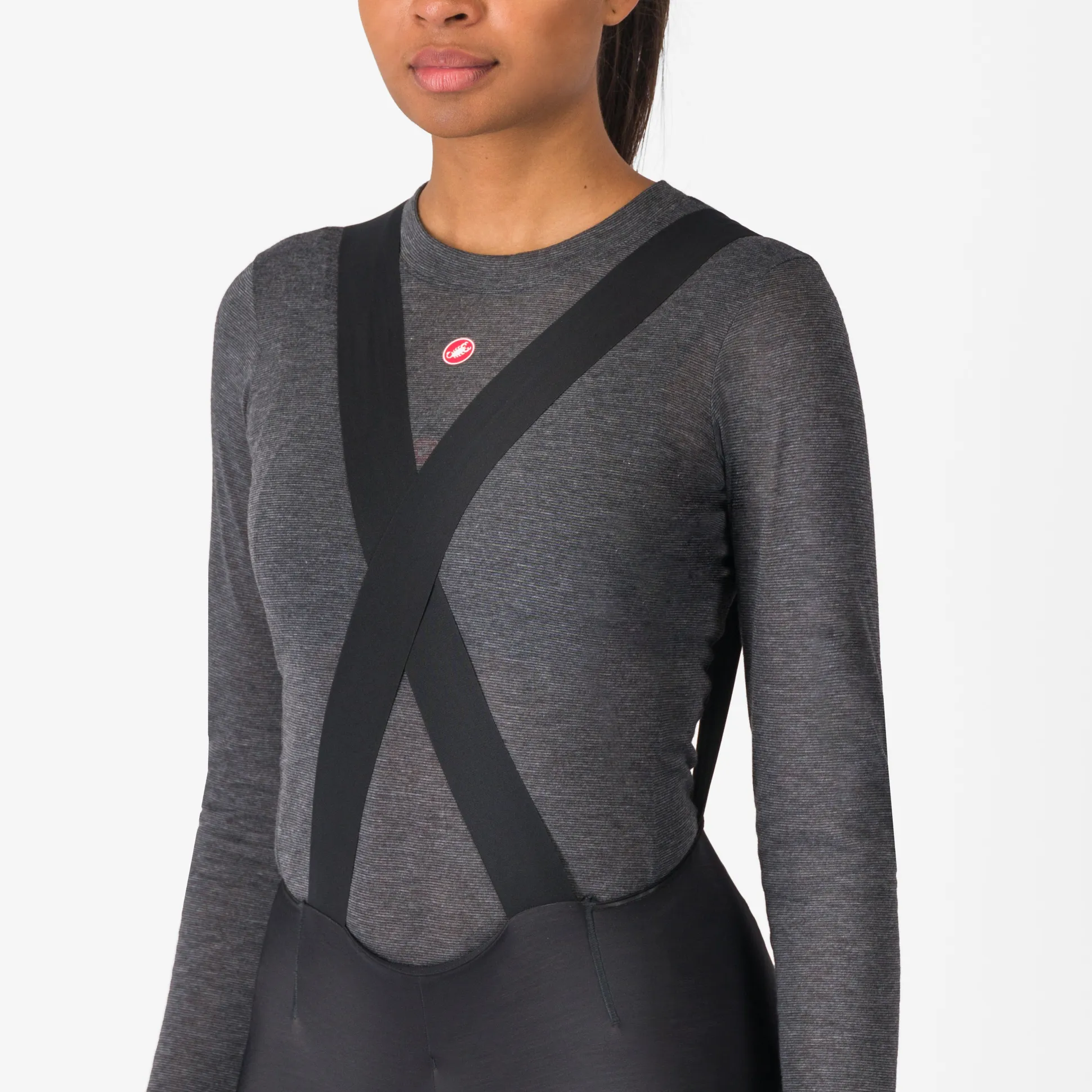Salopette termica donna Castelli Omloop DT - Nero
