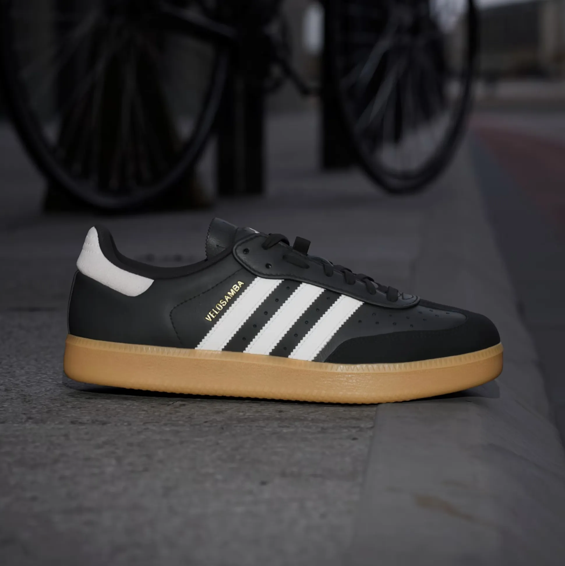 Scarpe Adidas Velosamba Leather - Nero