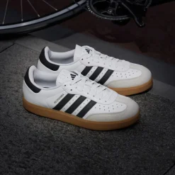Scarpe Adidas Velosamba Leather - Bianco nero