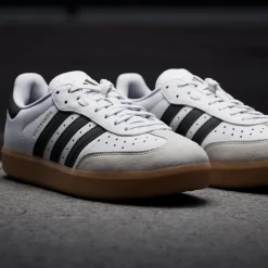 Scarpe Adidas Velosamba Leather - Bianco nero