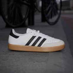 Scarpe Adidas Velosamba Leather - Bianco nero