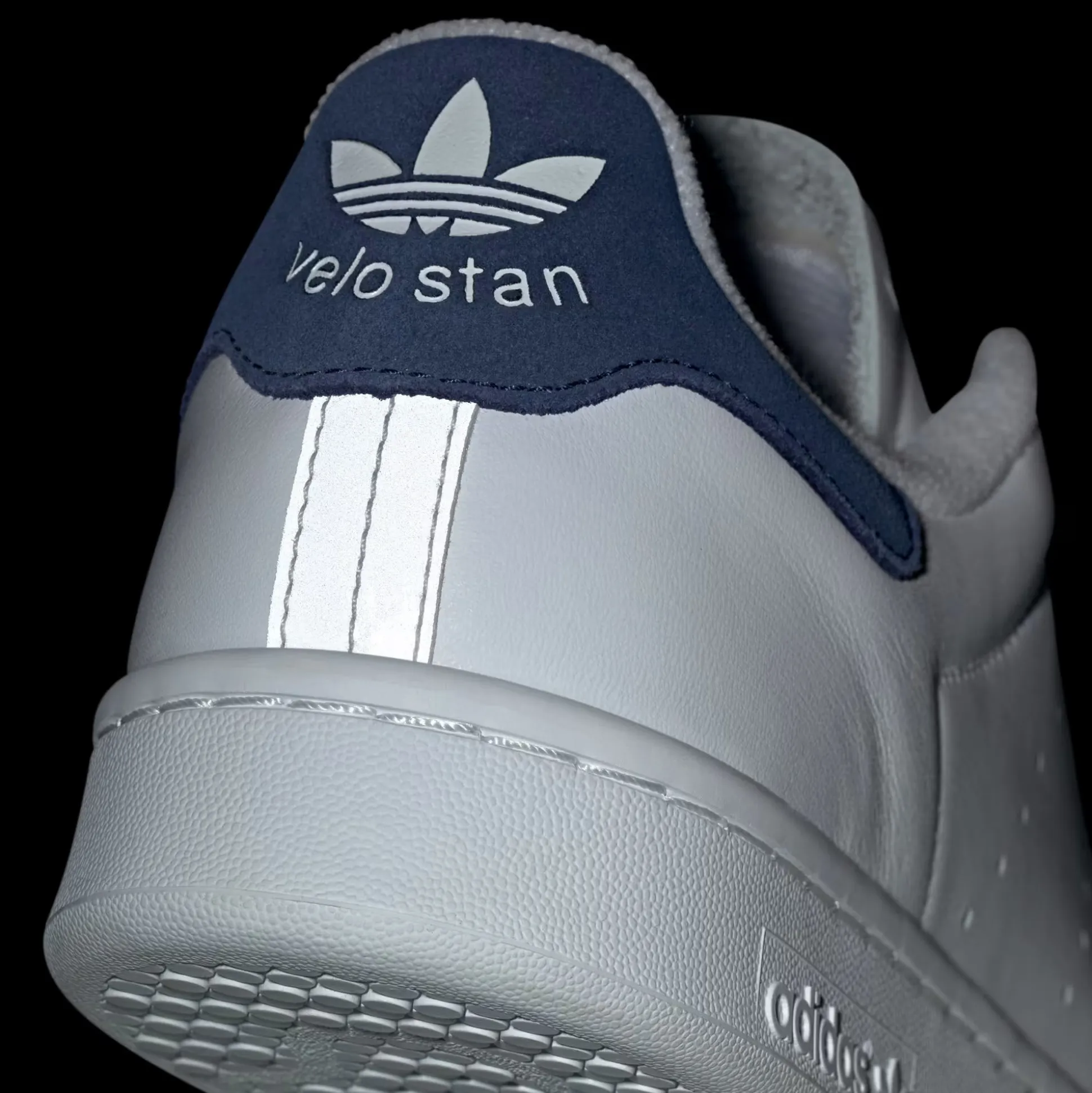 Scarpe Adidas Velostan Smith - Bianco blu