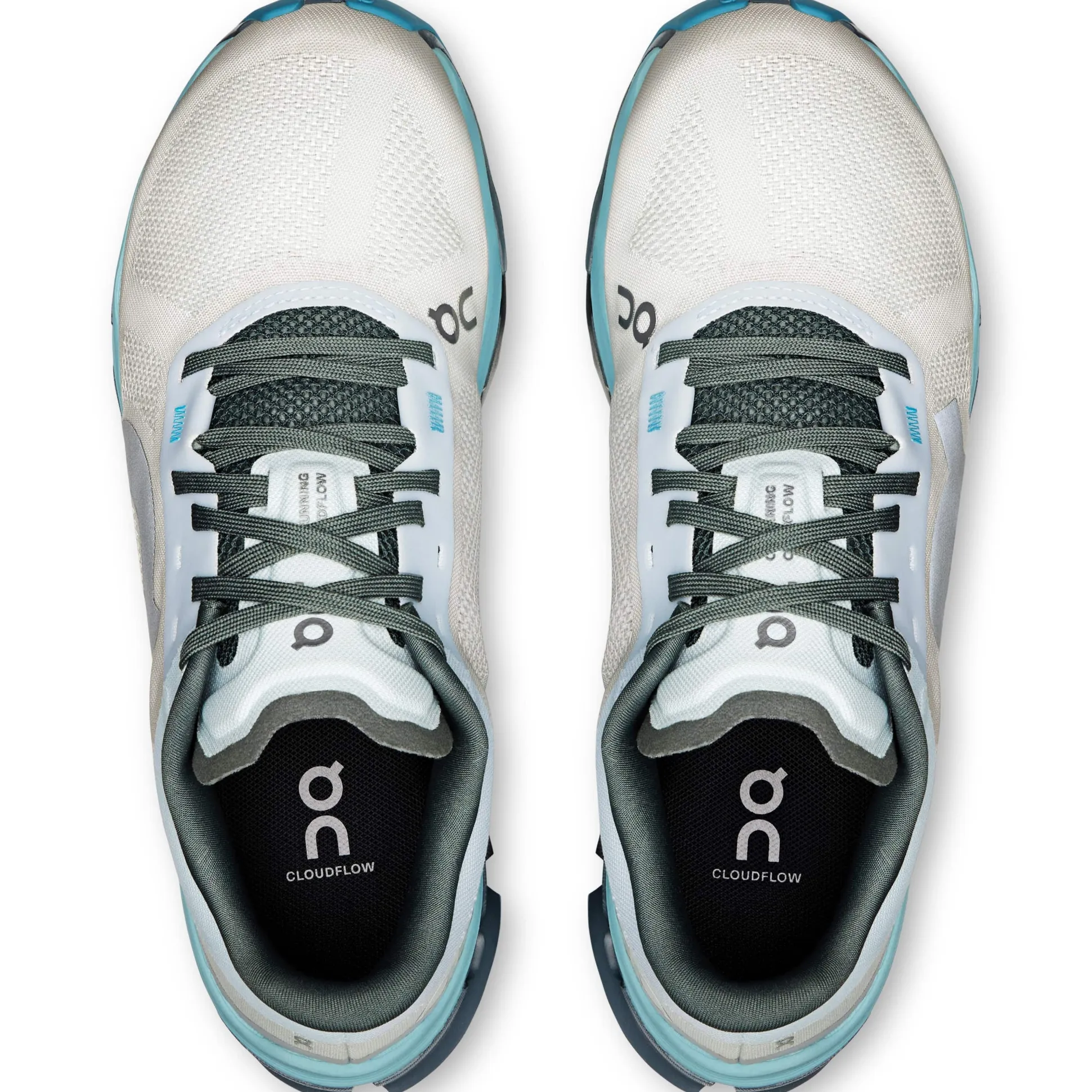 Scarpe donna On Cloudflow 5 - Bianco azzurro
