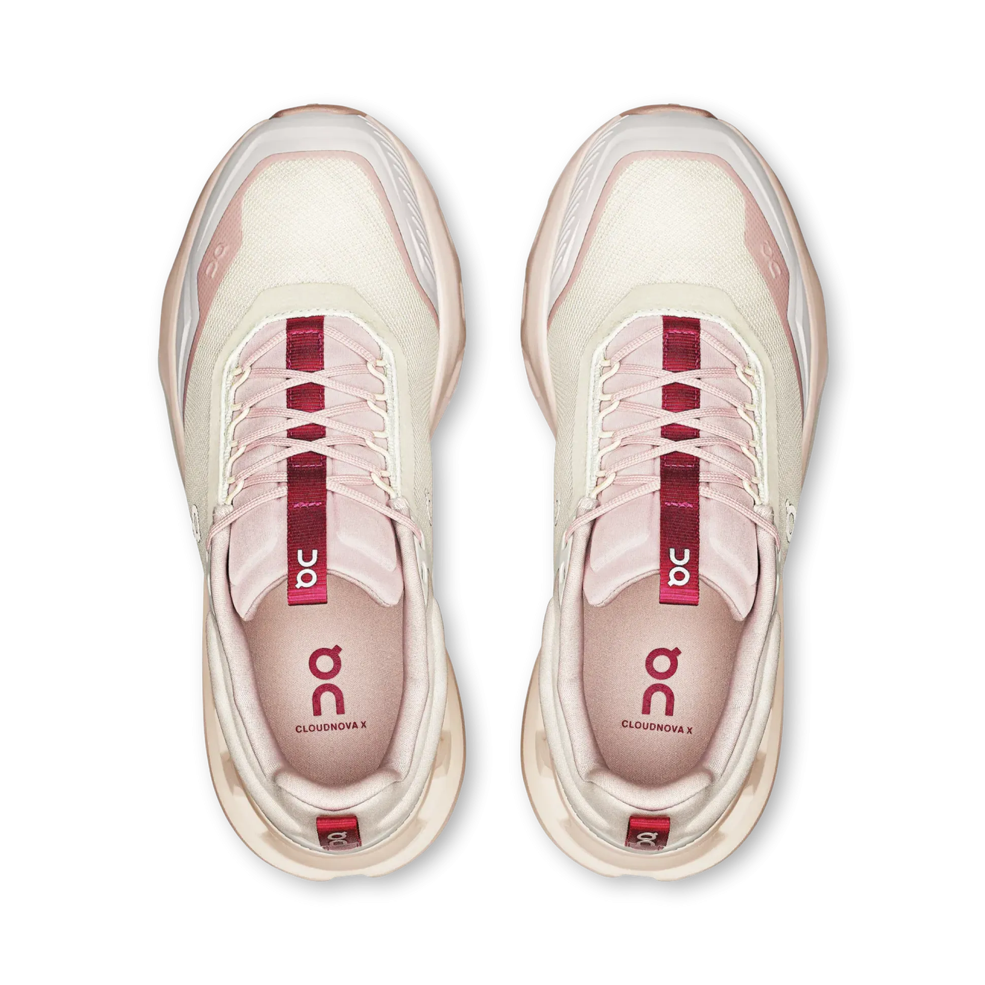 Scarpe donna On Cloudnova X - Bianco grigio