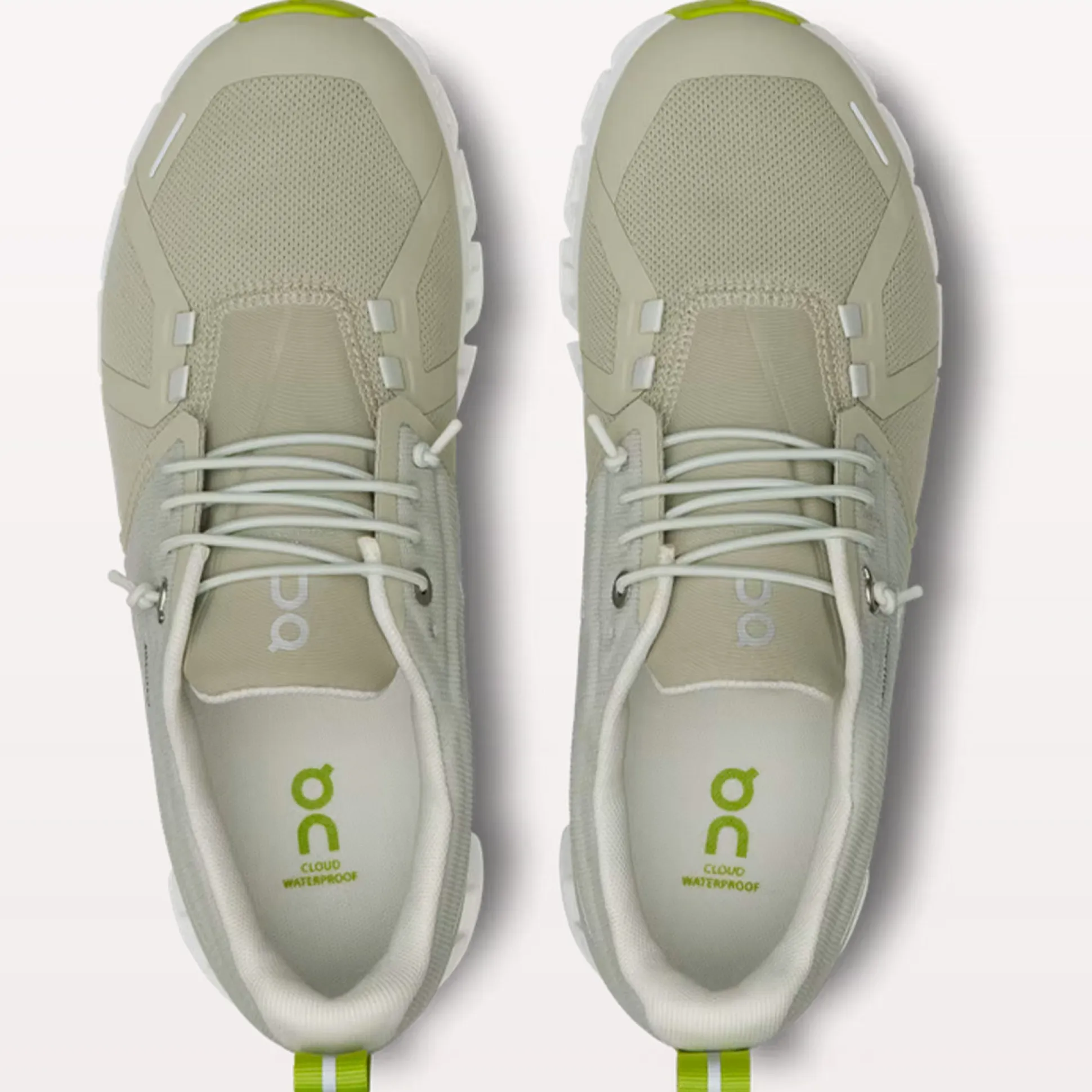 Scarpe donna On Cloud 5 Waterproof - Verde chiaro