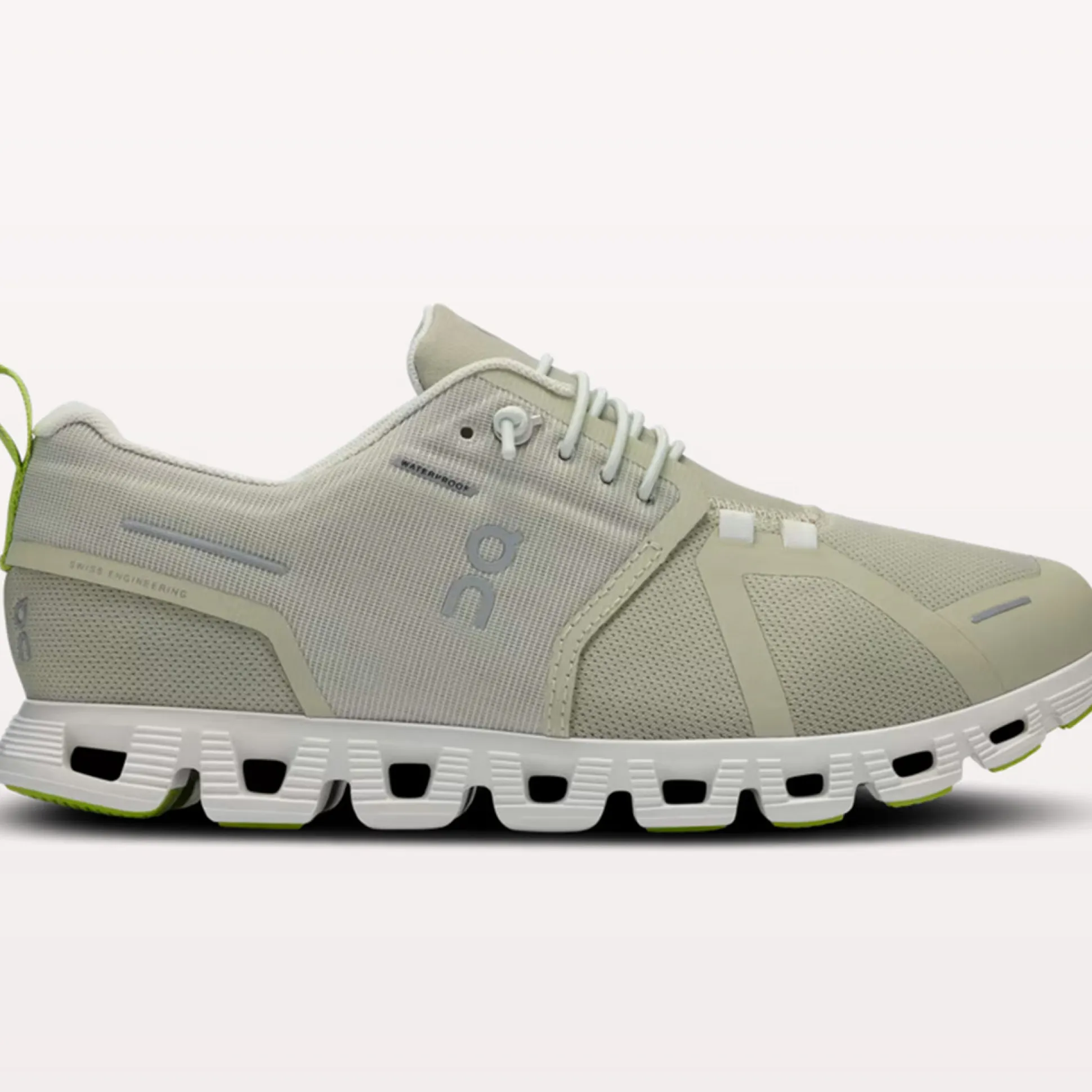 Scarpe donna On Cloud 5 Waterproof - Verde chiaro