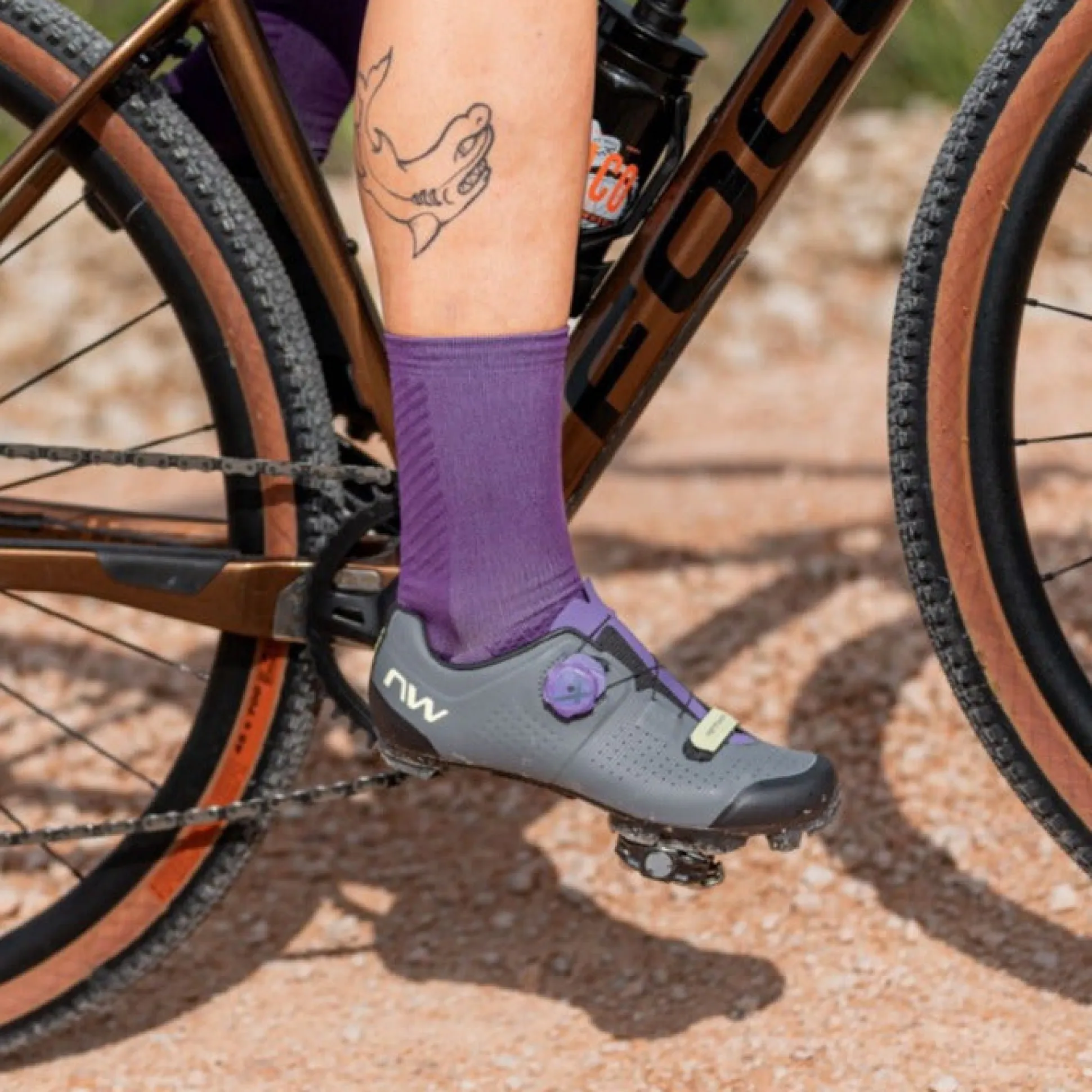 Scarpe mtb donna Northwave Razer - Grigio scuro