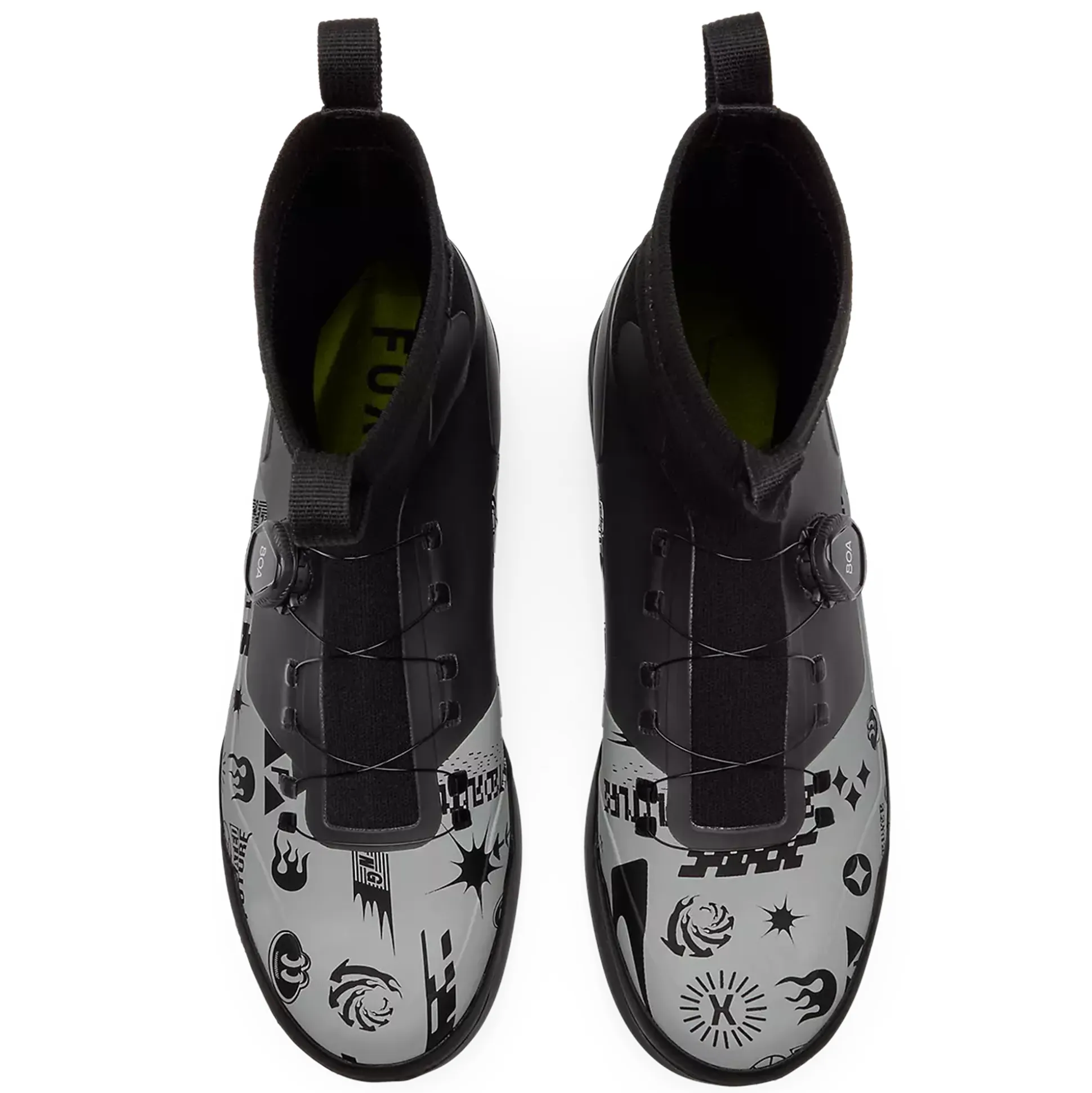 Scarpe mtb Fox Union BOA All Weather Clipless Lunar - Nero