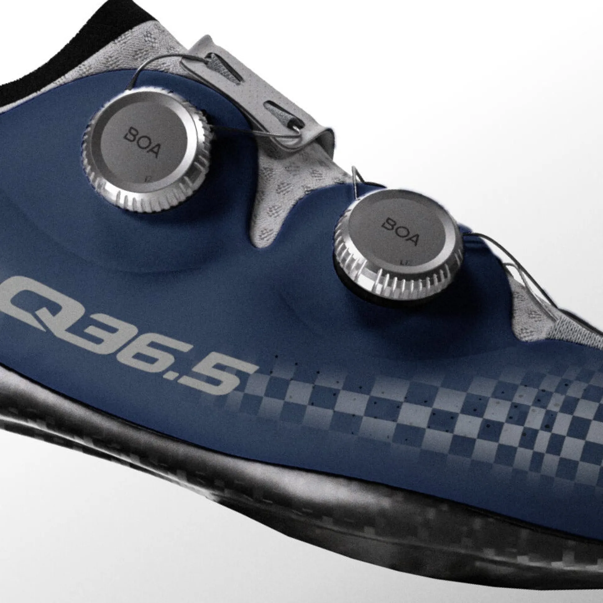 Scarpe Q36.5 Unique Pro Road 4 fori - Blu