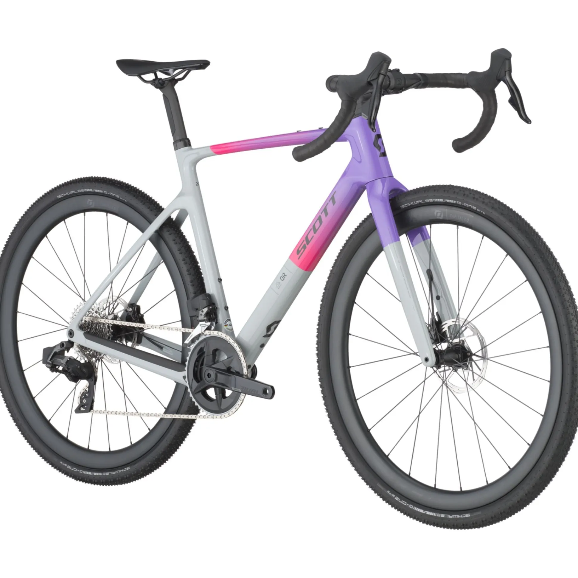 Scott Addict Gravel 20 - Grigio viola