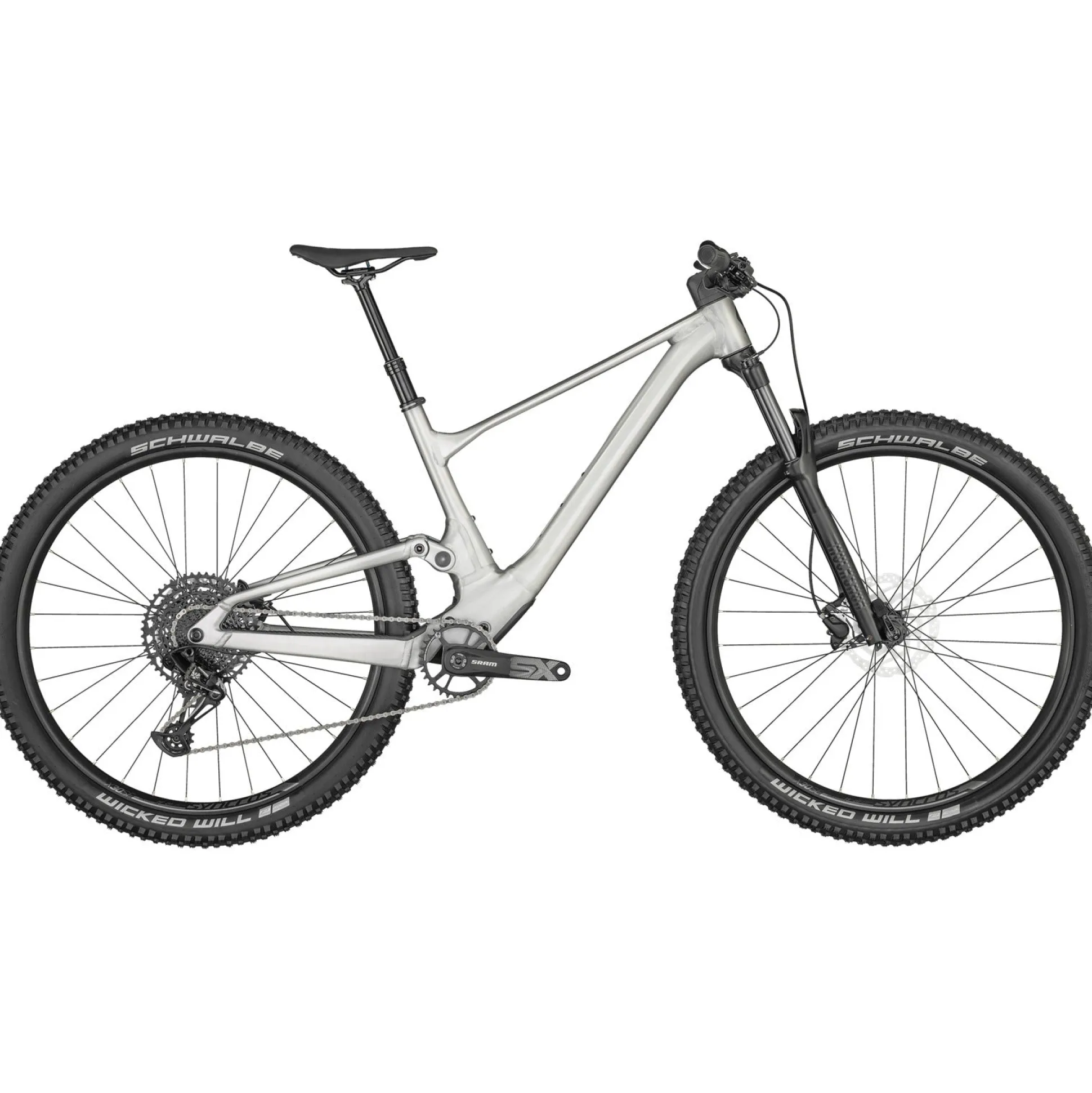 Scott Spark 970 silver- Raw Alloy
