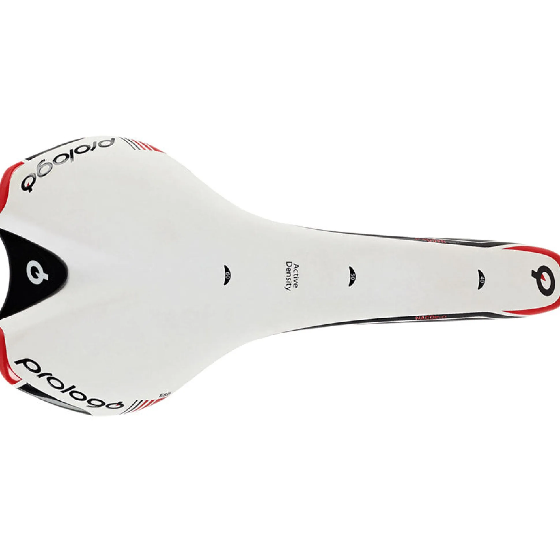 Sella Prologo Nago Evo TiroX - Bianco Nero Rosso